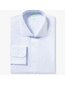 Brooks Brothers Camicia celeste Slim Fit non-iron in cotone elasticizzato con collo semi francese - male Camicie eleganti Blu pastello 15H