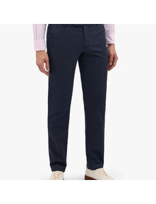 Brooks Brothers Pantalone chino navy in cotone elasticizzato - male Pantaloni casual Navy 31