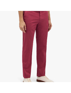 Brooks Brothers Pantalone chino rosso in cotone elasticizzato - male Pantaloni casual Rosso 30