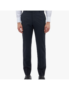 Brooks Brothers Pantalone elegante Milano, slim fit in twill di lana - male Outlet Uomo Blu navy 32