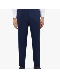 Brooks Brothers Pantalone navy in lana vergine elasticizzata - male Pantaloni Navy 30