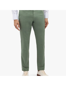 Brooks Brothers Pantalone chino verde in cotone elasticizzato - male Pantaloni casual Verde 31