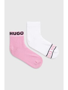 HUGO calzini pacco da 2 donna colore rosa