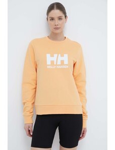Helly Hansen felpa in cotone donna colore giallo 34462