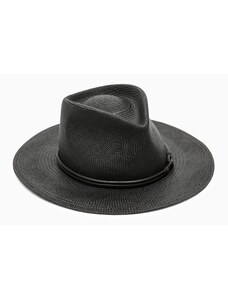 Brunello Cucinelli Cappello nero in paglia