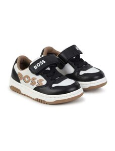 HUGO BOSS KIDS Sneakers color-block strappi/ lacci
