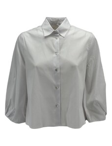 Xacus camicia donna a scatola in popeline bianco