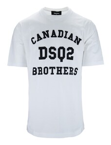 DSQUARED2 S74GD1037 100 T-Shirt-XL Bianco Cotone