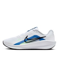 Nike Running - Downshifter 13 - Sneakers bianche e blu-Bianco