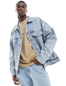 HUGO Blue - Giacca di jeans lavaggio chiaro
