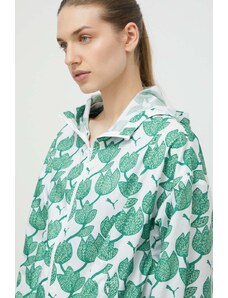 Puma giacca donna colore verde 624976