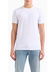 T-shirt bianca uomo armani exchange regular fit in jersey 8nzt84 s