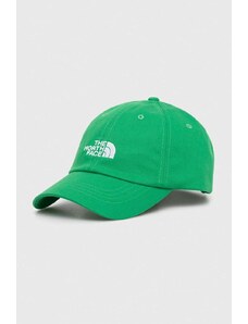 The North Face berretto da baseball Norm Hat colore verde con applicazione NF0A7WHOPO81