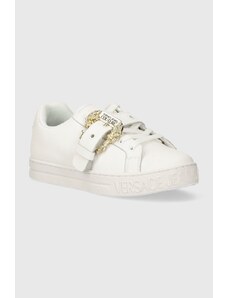 Versace Jeans Couture sneakers in pelle Court 88 colore bianco 76VA3SK9 ZP311 003