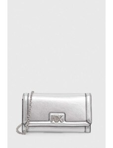 Armani Exchange borsetta colore argento