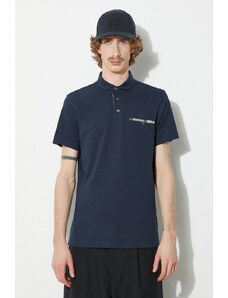 Barbour polo in cotone Corpatch Polo colore blu navy MML1071