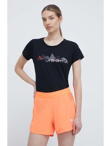 LA Sportiva t-shirt Peaks donna colore nero O18999322