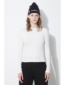 Y-3 top a maniche lunghe in cotone Fitted SS Tee colore bianco IV7754