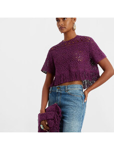 La DoubleJ T-shirts & Sweatshirts gend - Lacey La Scala Tee Plaza Purple L 100% Cotton
