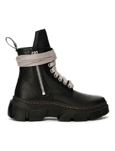 Rick Owens stivali x Dr. Martens 1460 Jumbo Lace Boot uomo colore nero DM01D7810