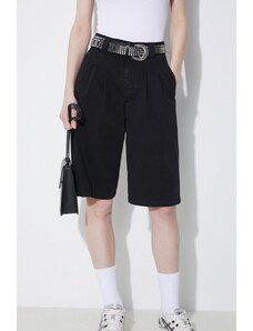 Carhartt WIP pantaloncini in cotone Tristin Short colore nero I033149.89GD