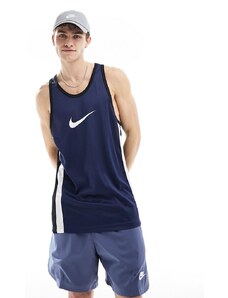 Nike Football Nike Basketball - Icon Dri-Fit - Canotta unisex in jersey blu