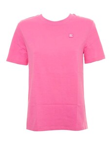 Calvin Klein T-Shirt in cotone con patch logo