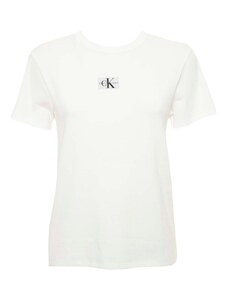 Calvin Klein T-Shirt a coste con patch logo