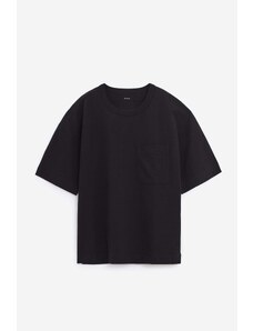 LEMAIRE T-Shirt BOXY T-SHIRT in cotone nero