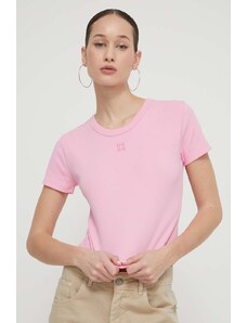HUGO t-shirt donna colore rosa 50512000