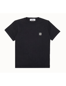 STONE ISLAND JUNIOR t-shirt in solid color cotton