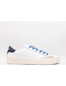 SUN68 STREET LEATHER BIANCO/BLUE Sneakers uomo