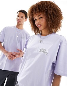 Dickies - Aitken - T-shirt lilla con logo piccolo-Viola