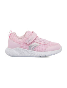 Sneakers traspiranti primi passi rosa da bambina Geox Sprintye