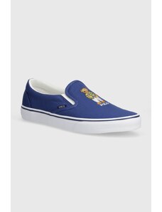 Polo Ralph Lauren scarpe da ginnastica Keaton-Slip uomo colore blu navy 816934057001