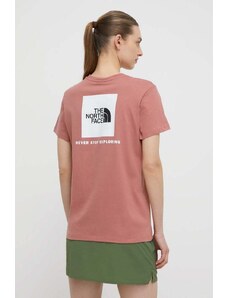 The North Face t-shirt in cotone donna colore rosa