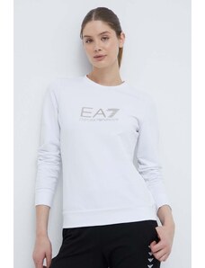 EA7 Emporio Armani camicia a maniche lunghe donna colore bianco