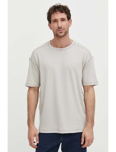 Samsoe Samsoe maglietta in lino colore grigio