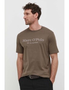 Marc O'Polo t-shirt in cotone uomo colore marrone
