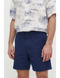 Levi's pantaloncini in cotone colore blu navy