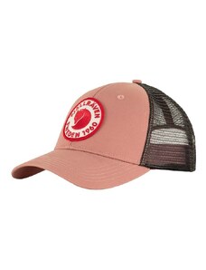 Fjallraven berretto da baseball 1960 Logo Langtradarkeps colore rosa con applicazione F78138.300