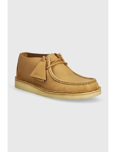 Clarks Originals scarpe in nubuck Desert Nomad colore marrone 26176543