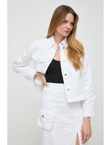 Armani Exchange giacca di jeans donna colore bianco