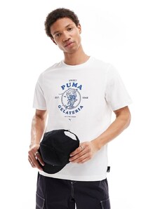 PUMA - T-shirt bianca con grafica gelato-Bianco