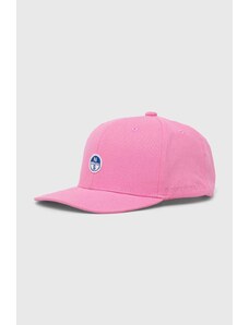 North Sails berretto da baseball in cotone colore rosa