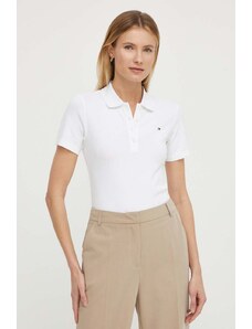 Tommy Hilfiger polo donna colore bianco
