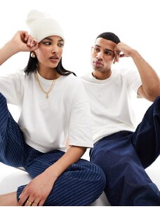 Nike - Premium Essentials - T-shirt unisex oversize bianco sporco