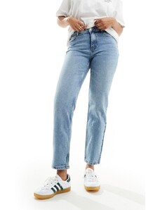 Vero Moda - Kyla - Jeans dritti ampi a vita medio alta lavaggio blu chiaro