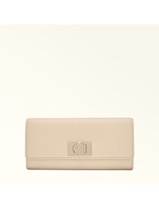 Furla 1927 Portafoglio Continental Ballerina I Rosa Pelle Stampata Donna