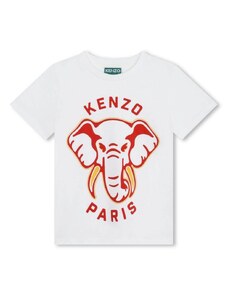 KENZO KIDS T-shirt bianca Elefant